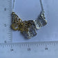 Three butterflies Necklace