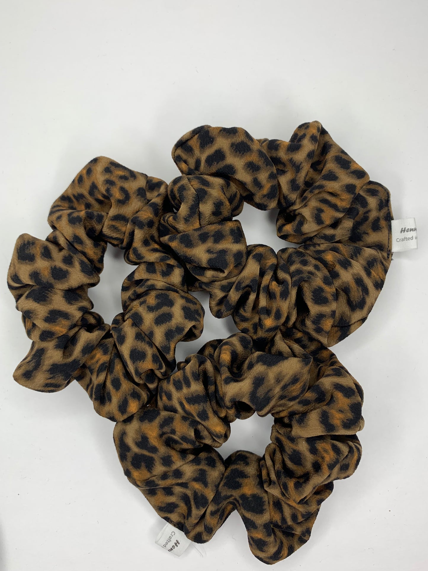 Leopard Print Scrunchies