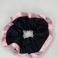 Black/Pink Standard Scrunchies