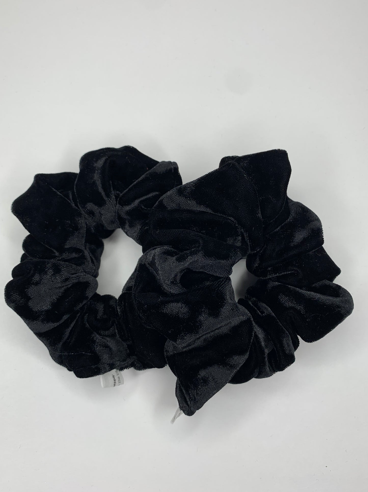 Black Velvet Scrunchies