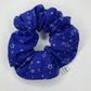 Blue Scrunchies with Star Print