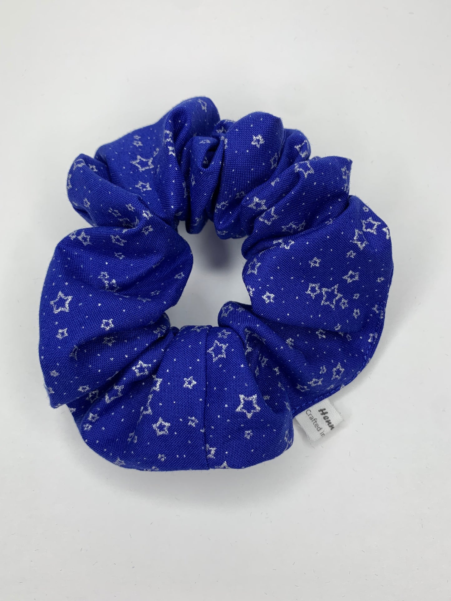 Blue Scrunchies with Star Print