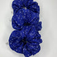 Blue Scrunchies with Star Print