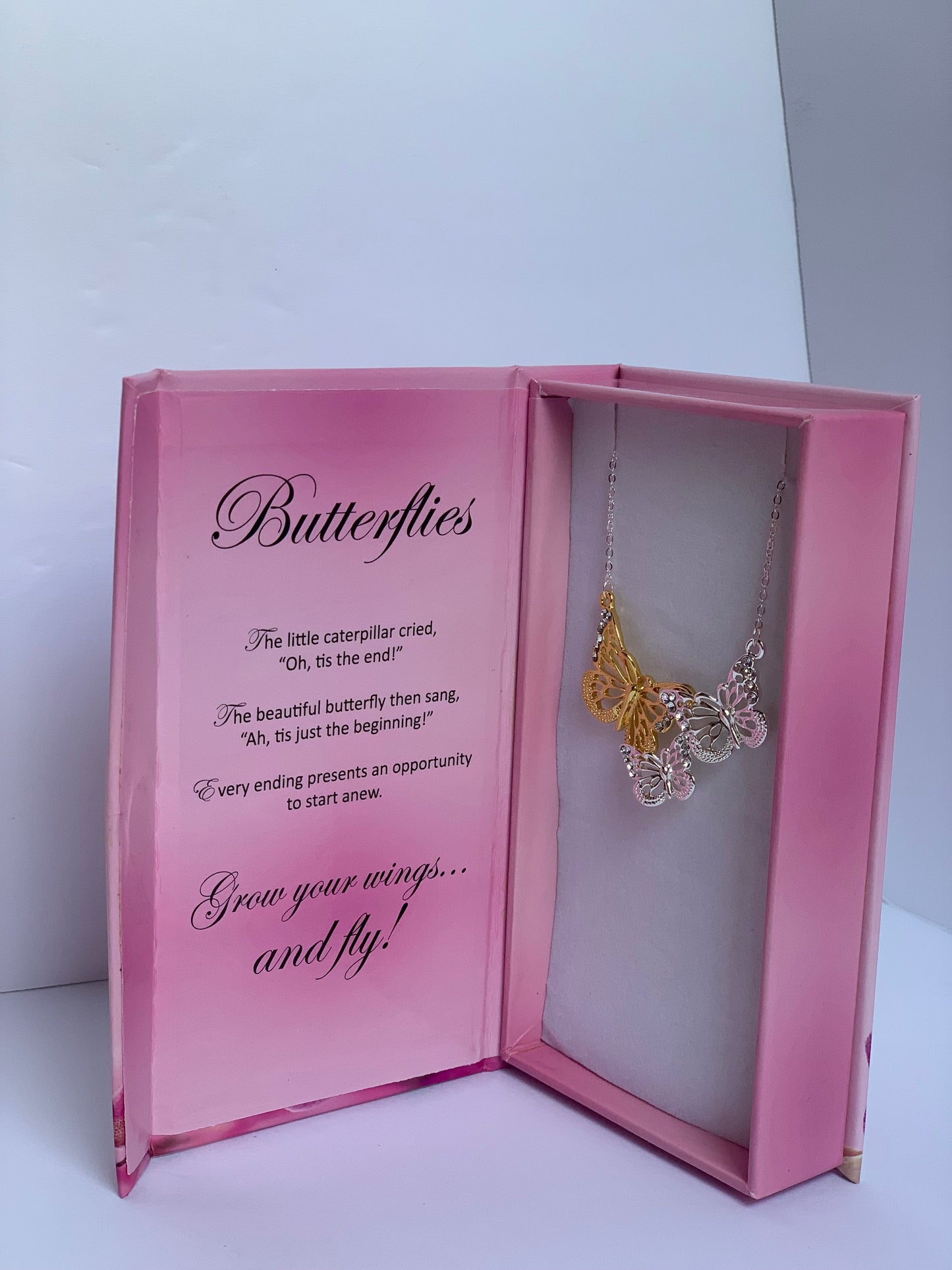 Three butterflies Necklace