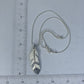 Single Silver Feather Necklace