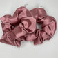 Pink Mulberry Silk Scrunchies