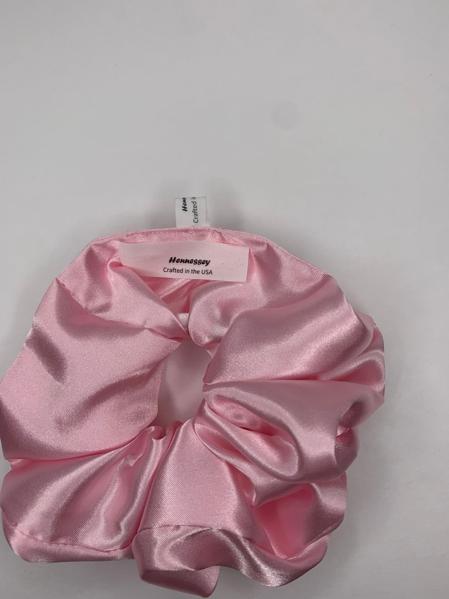 Pink Silk Scrunchies