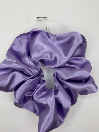 Pink Silk Scrunchies