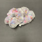 White/Pink Double Scrunchies