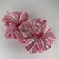 Pink Silk Scrunchies